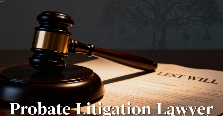 Attorney explaining will contest procedures to a client
