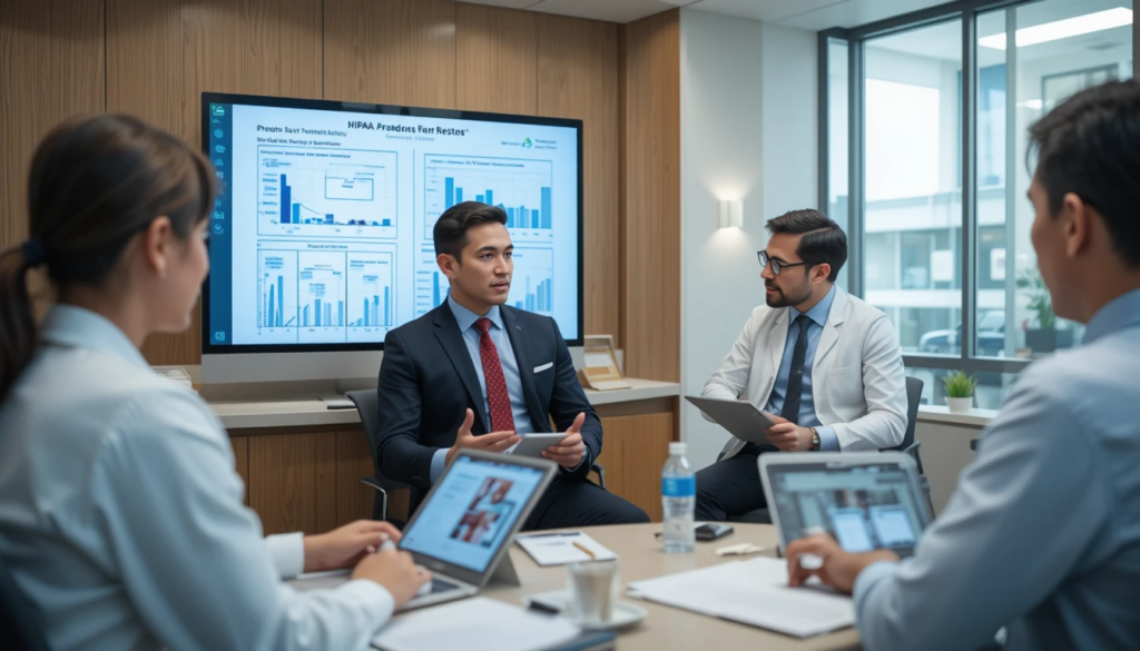Attorney consulting an expert about a liability claim
