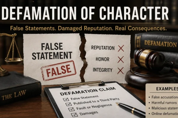 Defamation of Character Site: How to Evaluate False Online Claims and Protect Your Reputation 
