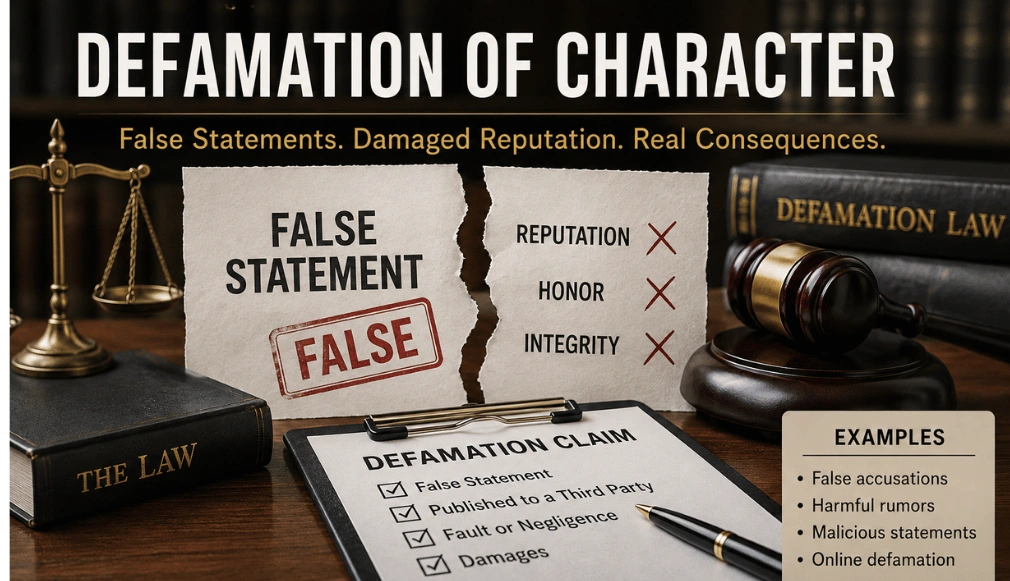 Defamation of Character Site: How to Evaluate False Online Claims and Protect Your Reputation 