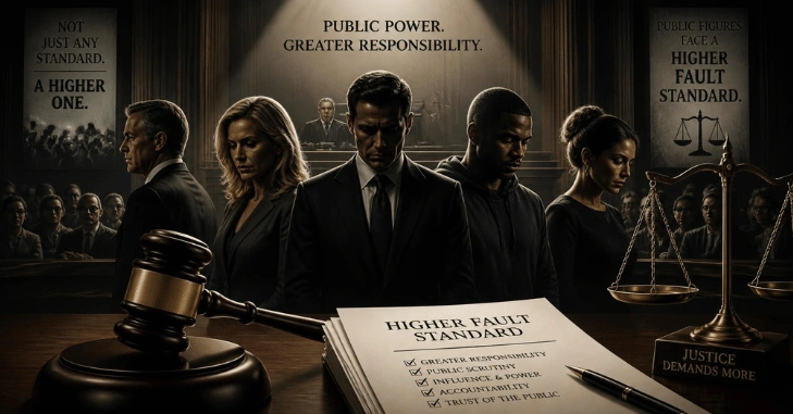 Public Figures Face a Higher Fault Standard