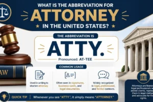 Abbreviation for Attorney