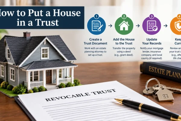 how to put a house in a trust